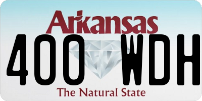 AR license plate 400WDH