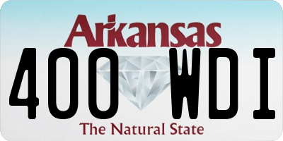 AR license plate 400WDI