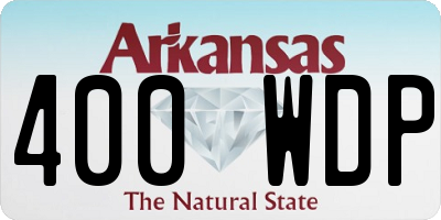 AR license plate 400WDP