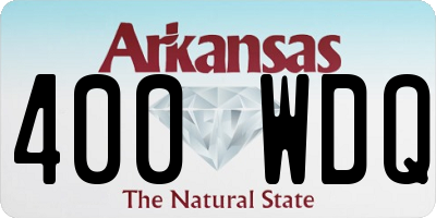 AR license plate 400WDQ
