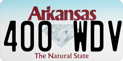 AR license plate 400WDV
