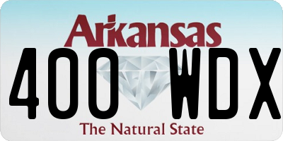 AR license plate 400WDX