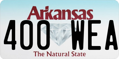 AR license plate 400WEA