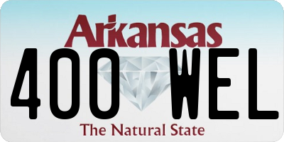AR license plate 400WEL