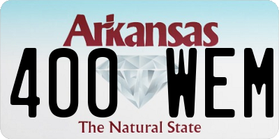AR license plate 400WEM