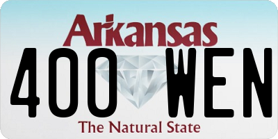 AR license plate 400WEN