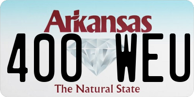 AR license plate 400WEU