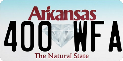 AR license plate 400WFA