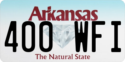 AR license plate 400WFI