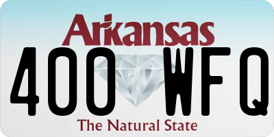 AR license plate 400WFQ