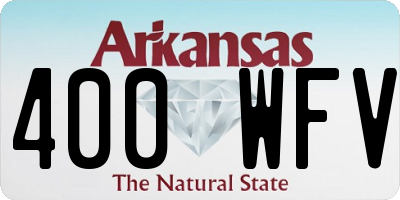 AR license plate 400WFV