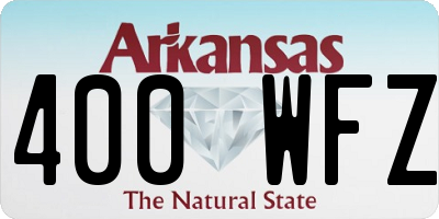 AR license plate 400WFZ
