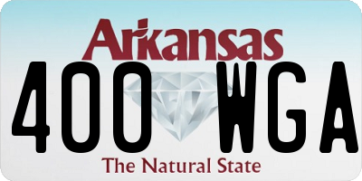 AR license plate 400WGA