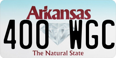 AR license plate 400WGC