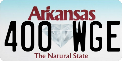 AR license plate 400WGE