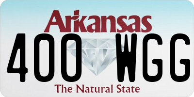AR license plate 400WGG