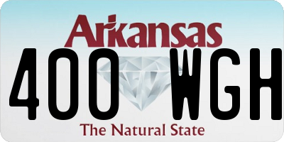 AR license plate 400WGH