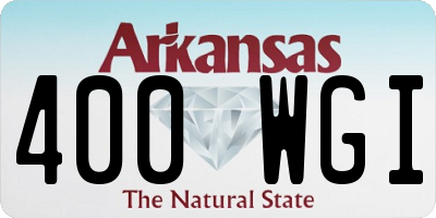 AR license plate 400WGI