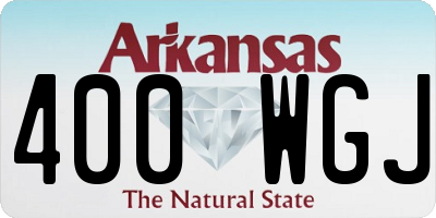 AR license plate 400WGJ