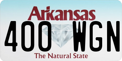AR license plate 400WGN