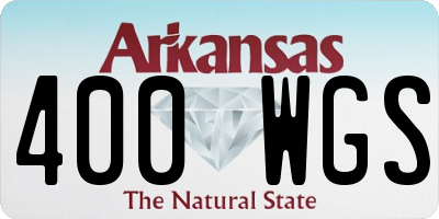 AR license plate 400WGS