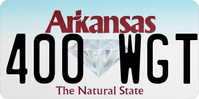 AR license plate 400WGT