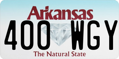 AR license plate 400WGY