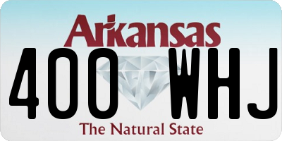 AR license plate 400WHJ