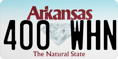 AR license plate 400WHN