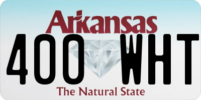 AR license plate 400WHT