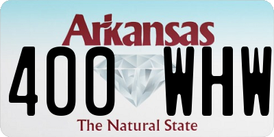 AR license plate 400WHW