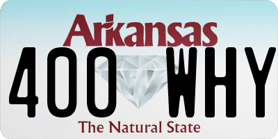 AR license plate 400WHY