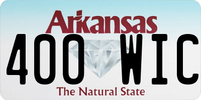 AR license plate 400WIC
