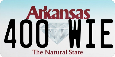 AR license plate 400WIE