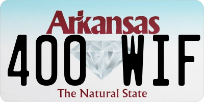 AR license plate 400WIF