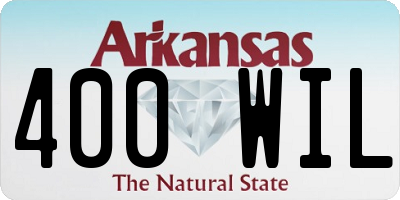 AR license plate 400WIL
