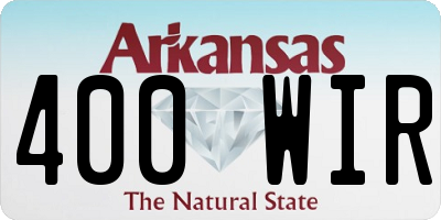 AR license plate 400WIR