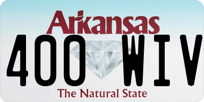 AR license plate 400WIV