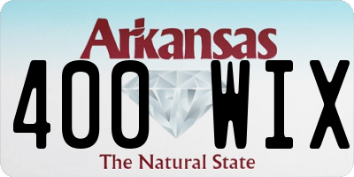 AR license plate 400WIX