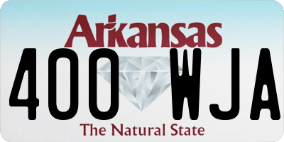 AR license plate 400WJA