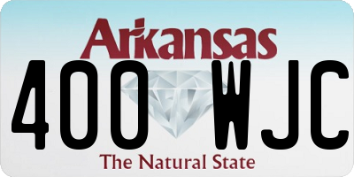 AR license plate 400WJC