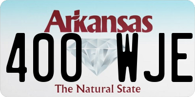 AR license plate 400WJE