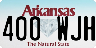AR license plate 400WJH