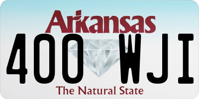 AR license plate 400WJI