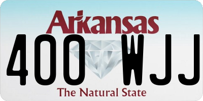 AR license plate 400WJJ