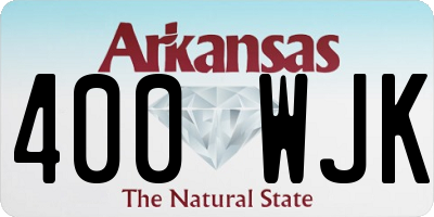AR license plate 400WJK
