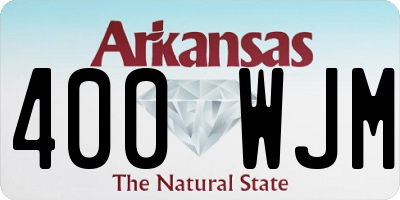 AR license plate 400WJM