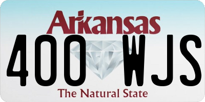 AR license plate 400WJS