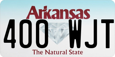 AR license plate 400WJT