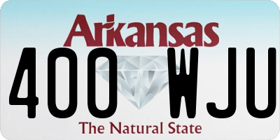 AR license plate 400WJU